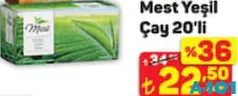 MEST YEŞİL ÇAY 20'Lİ MEST YEŞİL ÇAY 20'Lİ